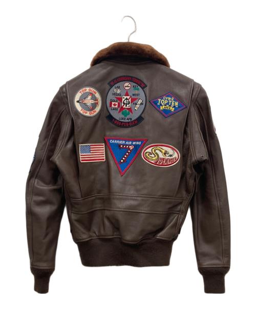 AVIREX（アヴィレックス）AVIREX (アヴィレックス) Type G-1 goatskin leather flight jacket ブラウン サイズ:38の古着・服飾アイテム