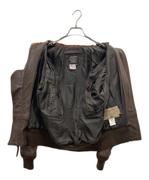 AVIREX（アヴィレックス）AVIREX (アヴィレックス) Type G-1 goatskin leather flight jacket ブラウン サイズ:38の古着・服飾アイテム