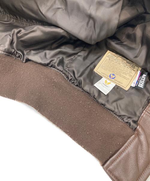 AVIREX（アヴィレックス）AVIREX (アヴィレックス) Type G-1 goatskin leather flight jacket ブラウン サイズ:38の古着・服飾アイテム