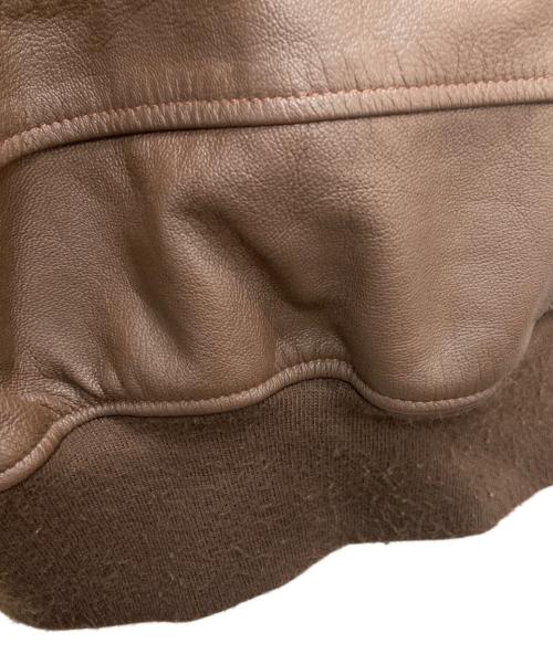 AVIREX（アヴィレックス）AVIREX (アヴィレックス) Type G-1 goatskin leather flight jacket ブラウン サイズ:38の古着・服飾アイテム