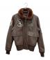 AVIREX（アヴィレックス）の古着「Type G-1 goatskin leather flight jacket」｜ブラウン