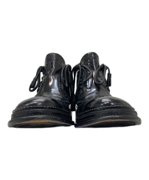 DOLCE & GABBANA（ドルチェ＆ガッバーナ）DOLCE & GABBANA (ドルチェ＆ガッバーナ) ウィングチップブーツ ブラック サイズ:6の古着・服飾アイテム