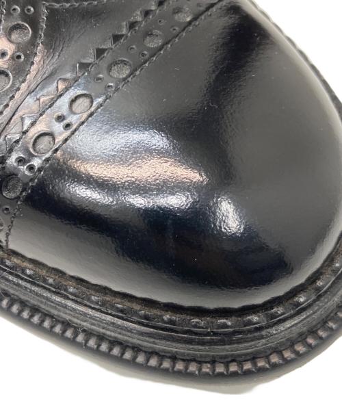 DOLCE & GABBANA（ドルチェ＆ガッバーナ）DOLCE & GABBANA (ドルチェ＆ガッバーナ) ウィングチップブーツ ブラック サイズ:6の古着・服飾アイテム