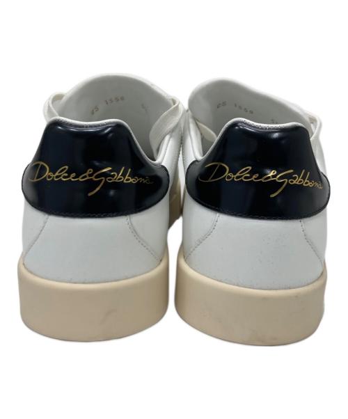 DOLCE & GABBANA（ドルチェ＆ガッバーナ）DOLCE & GABBANA (ドルチェ＆ガッバーナ) ローカットスニーカー ホワイト サイズ:5 1/2の古着・服飾アイテム