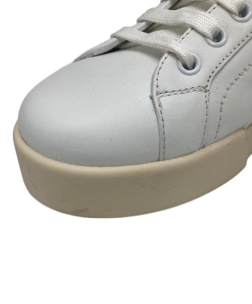 DOLCE & GABBANA（ドルチェ＆ガッバーナ）DOLCE & GABBANA (ドルチェ＆ガッバーナ) ローカットスニーカー ホワイト サイズ:5 1/2の古着・服飾アイテム