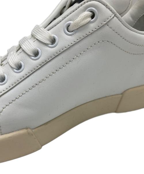 DOLCE & GABBANA（ドルチェ＆ガッバーナ）DOLCE & GABBANA (ドルチェ＆ガッバーナ) ローカットスニーカー ホワイト サイズ:5 1/2の古着・服飾アイテム