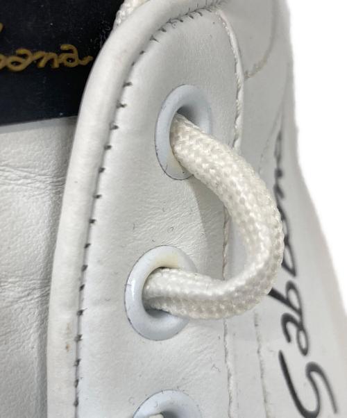 DOLCE & GABBANA（ドルチェ＆ガッバーナ）DOLCE & GABBANA (ドルチェ＆ガッバーナ) ローカットスニーカー ホワイト サイズ:5 1/2の古着・服飾アイテム