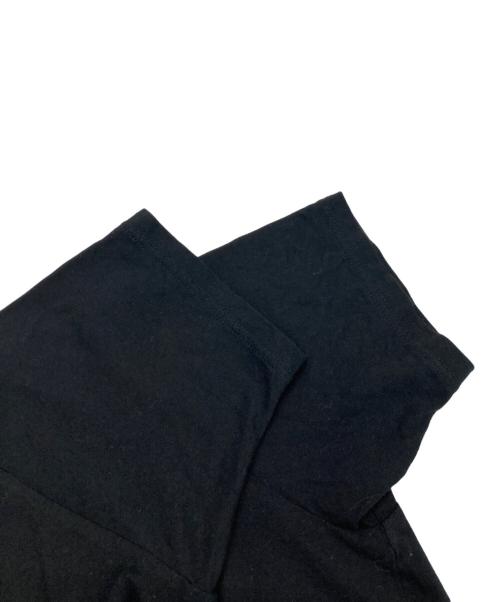 REGULATION Yohji Yamamoto（レギュレーションヨウジヤマモト）REGULATION Yohji Yamamoto (レギュレーションヨウジヤマモト) アシンメトリーカットソー ブラック サイズ:1の古着・服飾アイテム