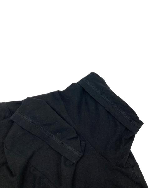 REGULATION Yohji Yamamoto（レギュレーションヨウジヤマモト）REGULATION Yohji Yamamoto (レギュレーションヨウジヤマモト) アシンメトリーカットソー ブラック サイズ:1の古着・服飾アイテム