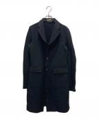 COMME des GARCONS HOMME PLUSコムデギャルソンオムプリュス）の古着「ポリ縮絨燕尾テーラードジャケット」｜ブラック