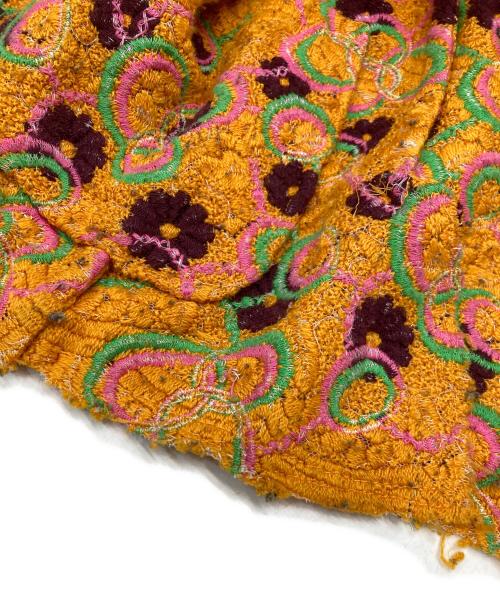 COMME des GARCONS（コムデギャルソン）COMME des GARCONS (コムデギャルソン) 刺繍カーディガン オレンジ サイズ:Mの古着・服飾アイテム