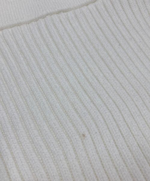 MUSE de Deuxieme Classe（ミューズ ドゥーズィエム クラス）MUSE de Deuxieme Classe (ミューズ ドゥーズィエム クラス) ニットスカート ホワイト サイズ:38の古着・服飾アイテム