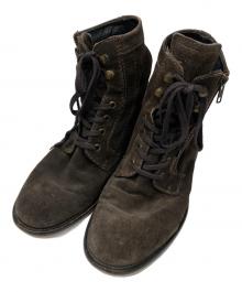 DIESEL（ディーゼル）の古着「スウェードブーツ」｜ブラウン