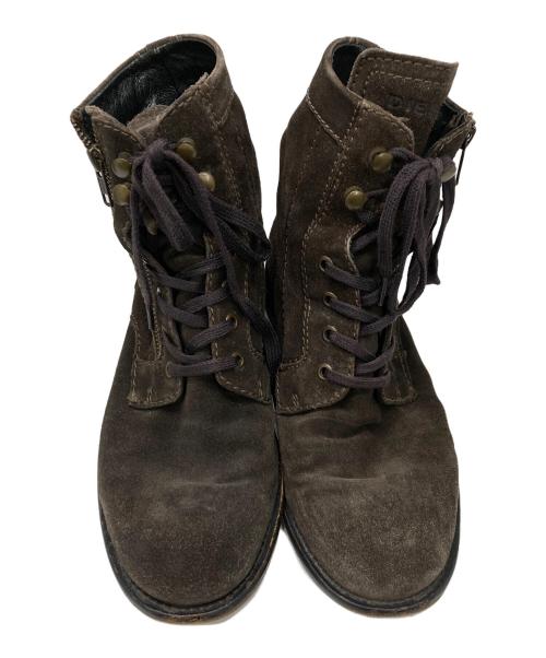 DIESEL（ディーゼル）DIESEL (ディーゼル) スウェードブーツ ブラウン サイズ:40の古着・服飾アイテム