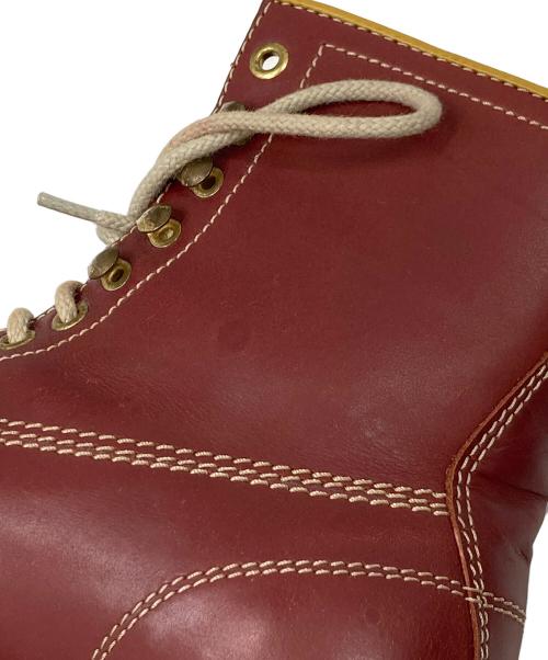 DIESEL（ディーゼル）DIESEL (ディーゼル) レースアップブーツ レッド サイズ:40の古着・服飾アイテム