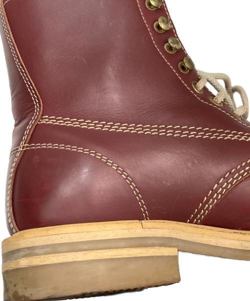 DIESEL（ディーゼル）DIESEL (ディーゼル) レースアップブーツ レッド サイズ:40の古着・服飾アイテム