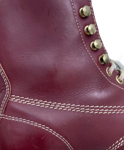 DIESEL（ディーゼル）DIESEL (ディーゼル) レースアップブーツ レッド サイズ:40の古着・服飾アイテム