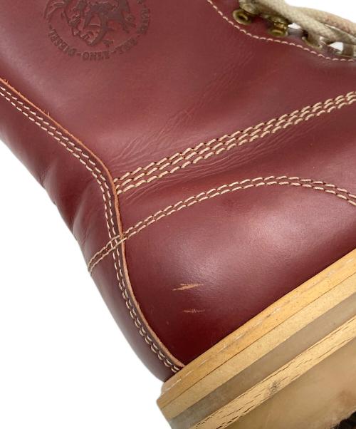 DIESEL（ディーゼル）DIESEL (ディーゼル) レースアップブーツ レッド サイズ:40の古着・服飾アイテム