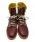 中古・古着 DIESEL (ディーゼル) レースアップブーツ レッド サイズ:40：8000円