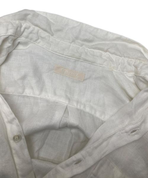 confect（コンフェクト）CONFECT (コンフェクト) リネンツイルレギュラーカラーシャツ ホワイト サイズ:3の古着・服飾アイテム