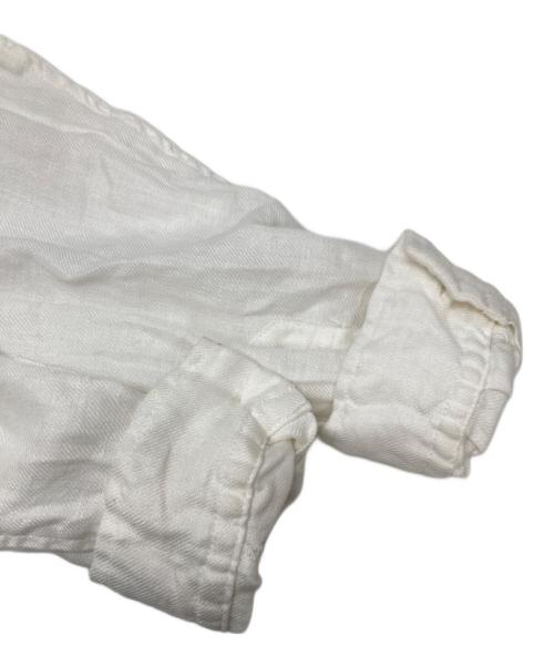 confect（コンフェクト）CONFECT (コンフェクト) リネンツイルレギュラーカラーシャツ ホワイト サイズ:3の古着・服飾アイテム
