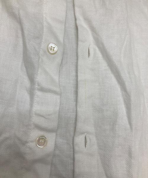 confect（コンフェクト）CONFECT (コンフェクト) リネンツイルレギュラーカラーシャツ ホワイト サイズ:3の古着・服飾アイテム