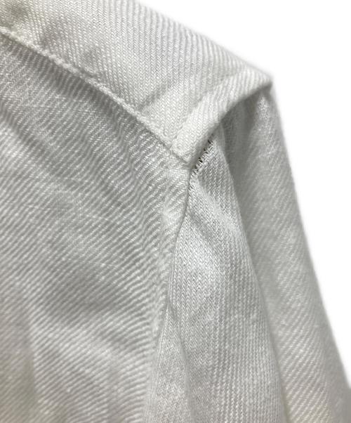 confect（コンフェクト）CONFECT (コンフェクト) リネンツイルレギュラーカラーシャツ ホワイト サイズ:3の古着・服飾アイテム