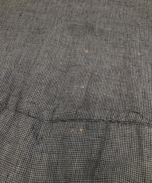 nest Robe（ネストローブ）nest Robe (ネストローブ) リネン千鳥柄サロペット グレー サイズ:FREEの古着・服飾アイテム