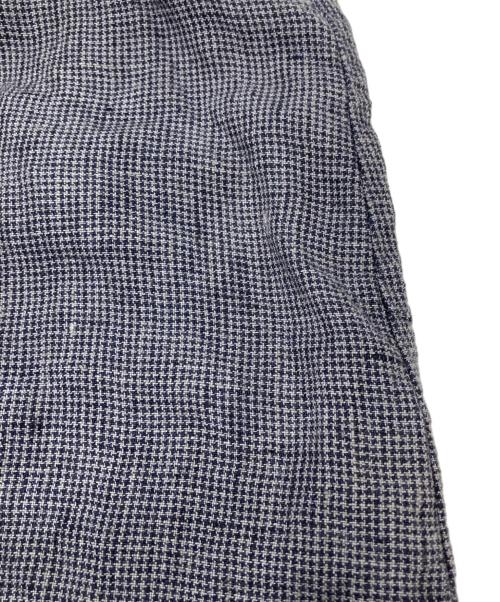 nest Robe（ネストローブ）nest Robe (ネストローブ) リネン千鳥柄サロペット グレー サイズ:FREEの古着・服飾アイテム