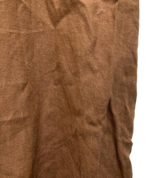 nest Robe（ネストローブ）nest Robe (ネストローブ) リネンシャツワンピース ブラウン サイズ:2の古着・服飾アイテム