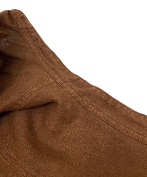nest Robe（ネストローブ）nest Robe (ネストローブ) リネンシャツワンピース ブラウン サイズ:2の古着・服飾アイテム
