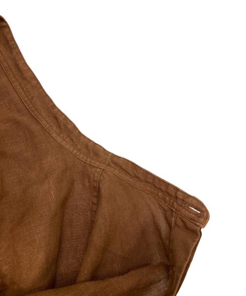 nest Robe（ネストローブ）nest Robe (ネストローブ) リネンシャツワンピース ブラウン サイズ:2の古着・服飾アイテム