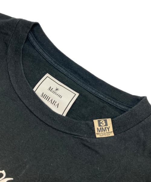 Maison MIHARA YASUHIRO（メゾン ミハラ ヤスヒロ）Maison MIHARA YASUHIRO (メゾン ミハラ ヤスヒロ) printed Tee A ブラック サイズ:46の古着・服飾アイテム