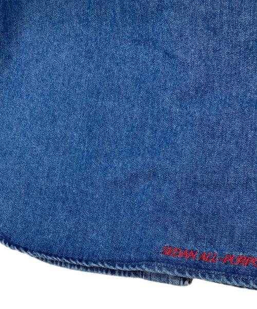 SEDAN ALL-PURPOSE（セダンオールパーパス）SEDAN ALL-PURPOSE (セダンオールパーパス) デニムシャツ ブルー サイズ:Lの古着・服飾アイテム