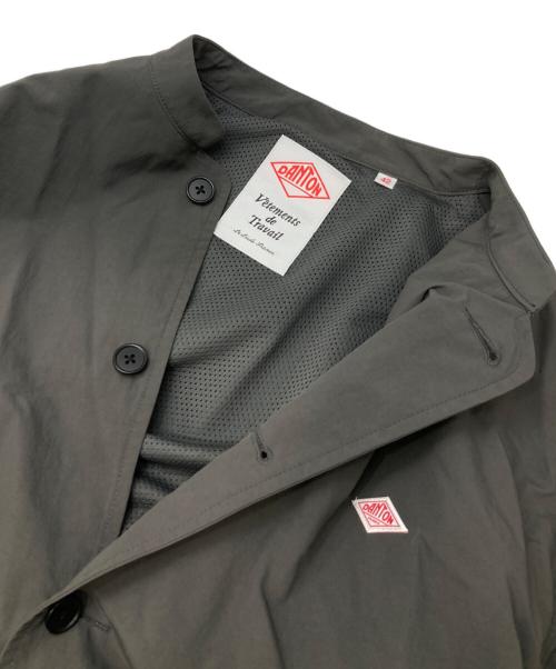 DANTON（ダントン）DANTON (ダントン) ナイロンタッサースタンドカラージャケット グレー サイズ:40の古着・服飾アイテム
