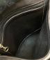 中古・古着 COACH (コーチ) フラップレザーショルダーバッグ ブラック：7000円