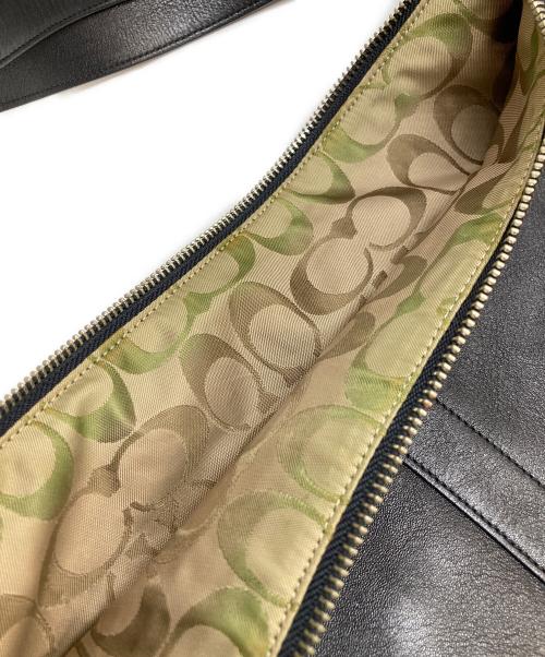 COACH（コーチ）COACH (コーチ) レザーバッグ ブラックの古着・服飾アイテム