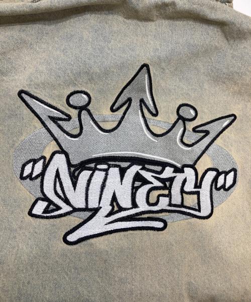 9090（9090）9090 (9090) King Logo Vintage Denim Hoodie インディゴ サイズ:XL 未使用品の古着・服飾アイテム