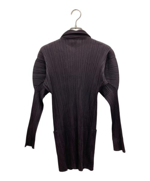 PLEATS PLEASE（プリーツプリーズ）PLEATS PLEASE (プリーツプリーズ) プリーツジャケット パープル サイズ:4の古着・服飾アイテム