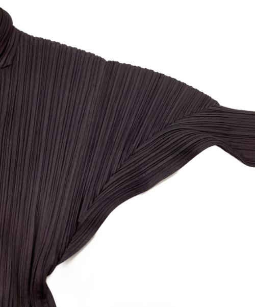 PLEATS PLEASE（プリーツプリーズ）PLEATS PLEASE (プリーツプリーズ) プリーツジャケット パープル サイズ:4の古着・服飾アイテム