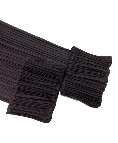 PLEATS PLEASE（プリーツプリーズ）PLEATS PLEASE (プリーツプリーズ) プリーツジャケット パープル サイズ:4の古着・服飾アイテム