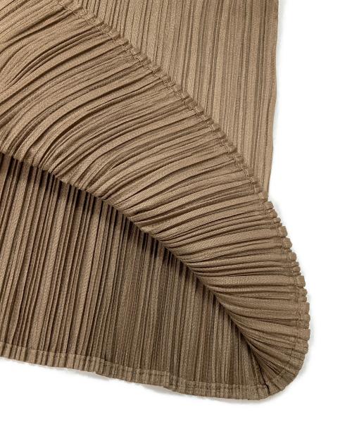 PLEATS PLEASE（プリーツプリーズ）PLEATS PLEASE (プリーツプリーズ) プリーツシャツ ブラウン サイズ:3の古着・服飾アイテム