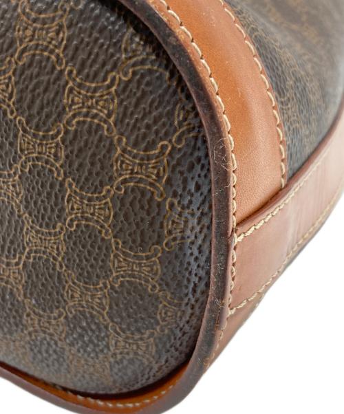 CELINE（セリーヌ）CELINE (セリーヌ) マカダム柄ハンドバッグ ブラウンの古着・服飾アイテム