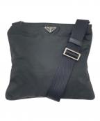 PRADAプラダ）の古着「ナイロンショルダーバッグ」｜ブラック