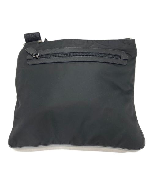 PRADA（プラダ）PRADA (プラダ) ナイロンショルダーバッグ ブラックの古着・服飾アイテム