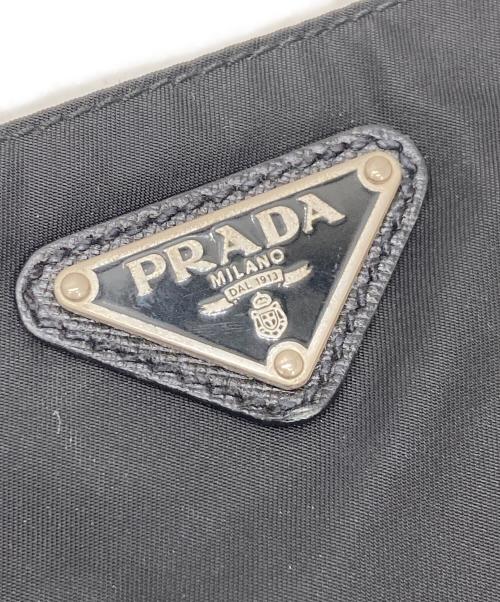 PRADA（プラダ）PRADA (プラダ) ナイロンショルダーバッグ ブラックの古着・服飾アイテム