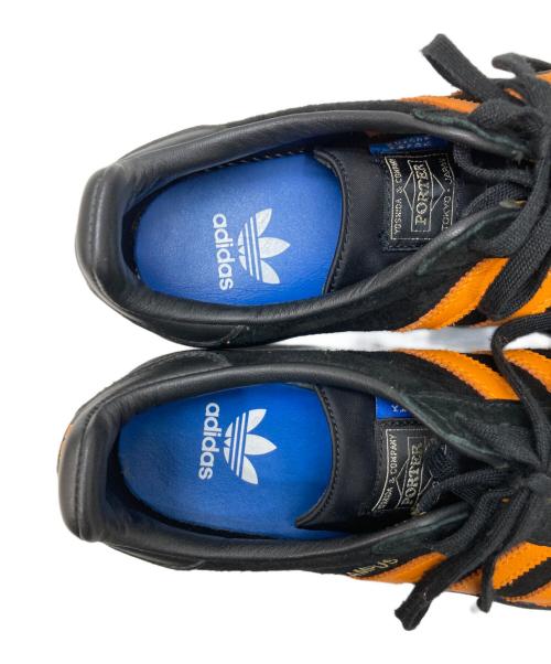 adidas（アディダス）adidas (アディダス) PORTER (ポーター) スニーカー ブラック サイズ:24.5の古着・服飾アイテム