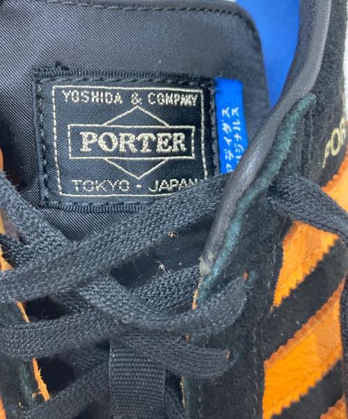 adidas（アディダス）adidas (アディダス) PORTER (ポーター) スニーカー ブラック サイズ:24.5の古着・服飾アイテム