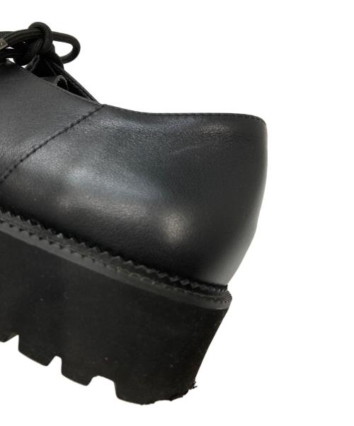 CTHY（シティ）CTHY (シティ) スクエアトゥシューズ ブラックの古着・服飾アイテム