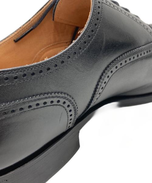 SCOTCH GRAIN（スコッチグレイン）SCOTCH GRAIN (スコッチグレイン) ストレートチップレザーシューズ ブラック サイズ:26 1/2の古着・服飾アイテム